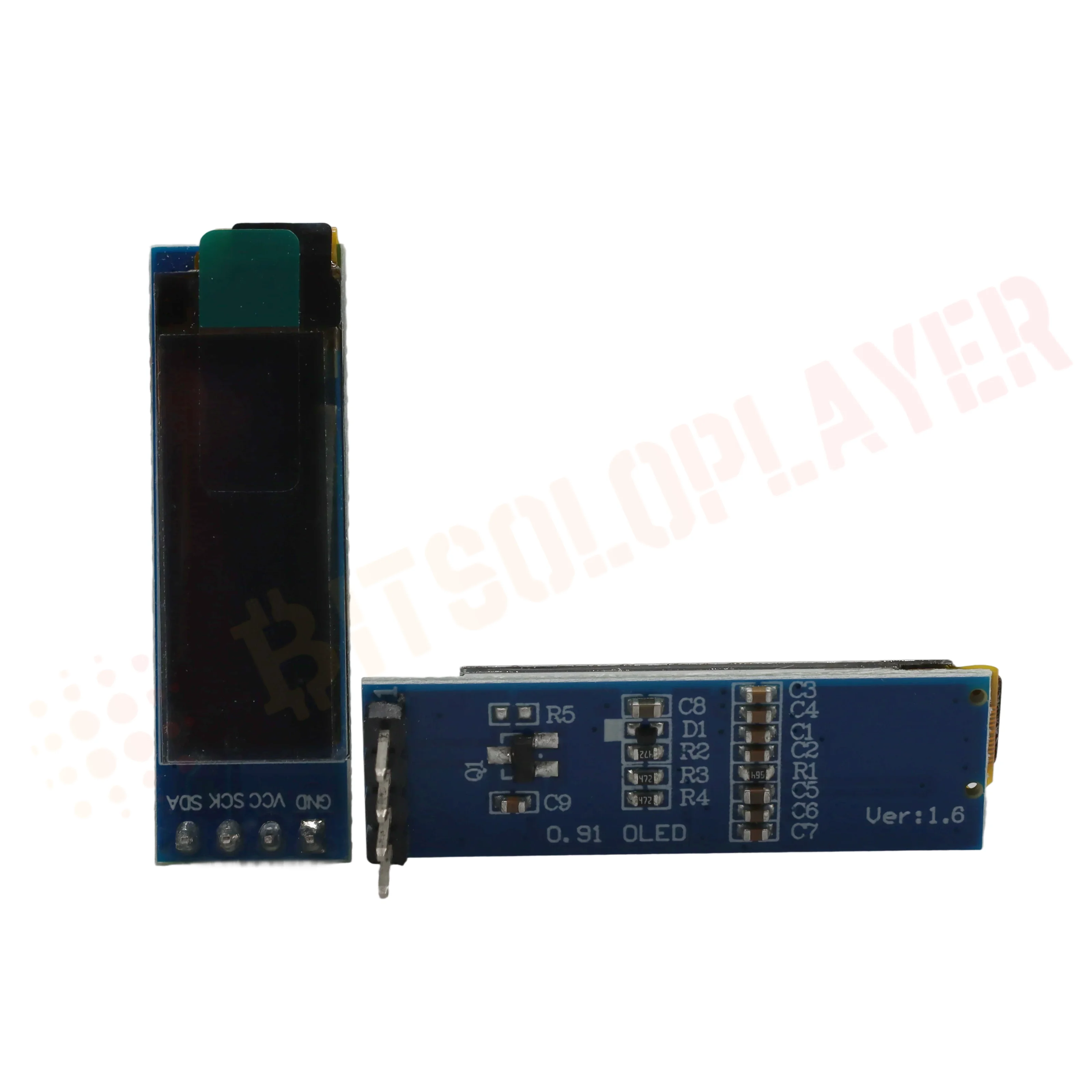 Bitaxe gama 601 0.91 polegadas 128x32 IIC I2C Branco OLED Display LCD Módulo DIY Para Bitaxe Gamma Supra Ultra Bitcoin Miners