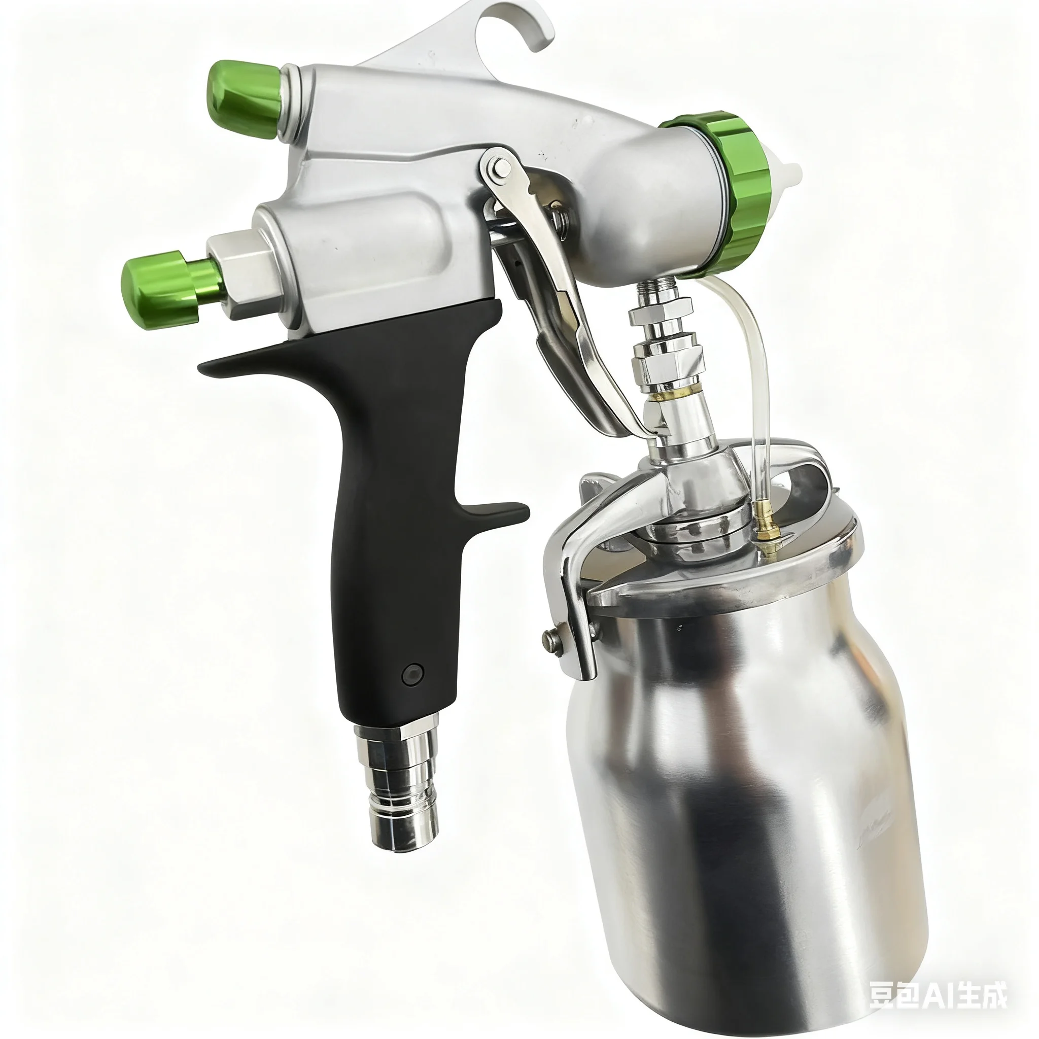 HVLP Turbine Spuitpistool - Geschikt voor Graco, Wagner, Apollo, 1L capaciteit, 0.8/1.0/1.3mm spuitmondopties - afbeelding 2