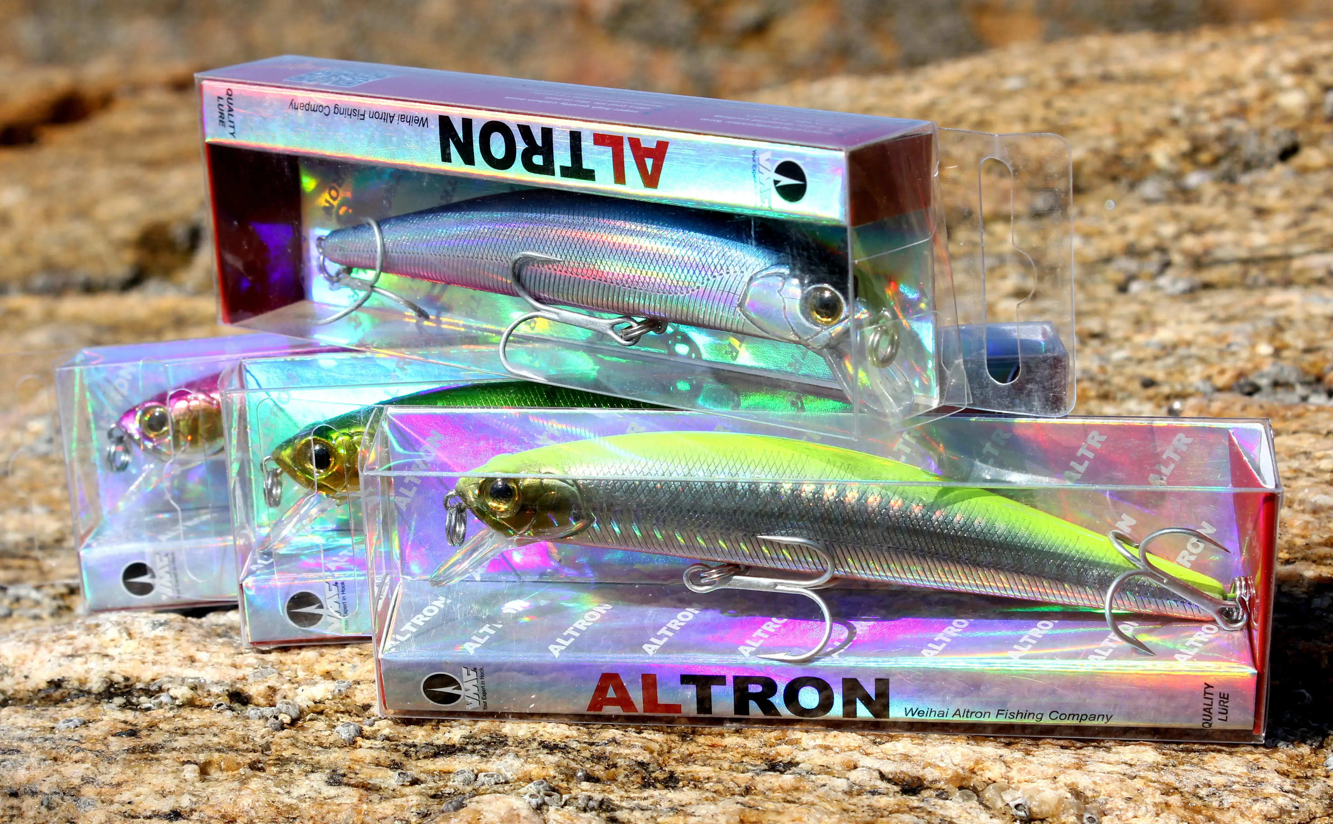 AOCLU-Harter Köder-Kurbel, sinkende Minnow, frisches Salzwasser, Inshore-Boot, konventionelles Strand fischen, 4 # VMC-Haken, 110mm, 23g – Detail 11