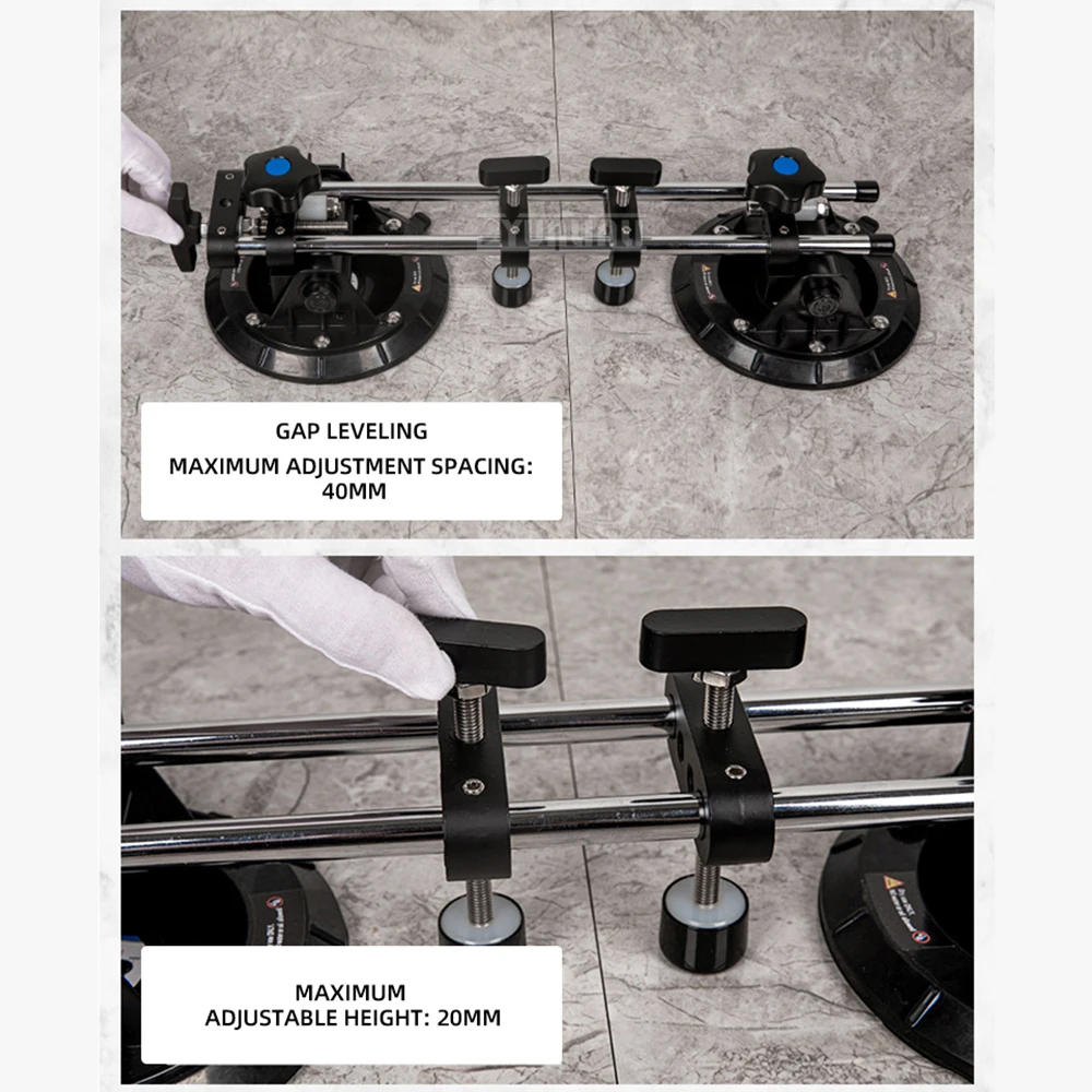 professional-heavy-duty-compact-vacuum-suction-cup-with-pump-for-splicing-tensioning-leveling-glass-tile-rock-panel-installation
