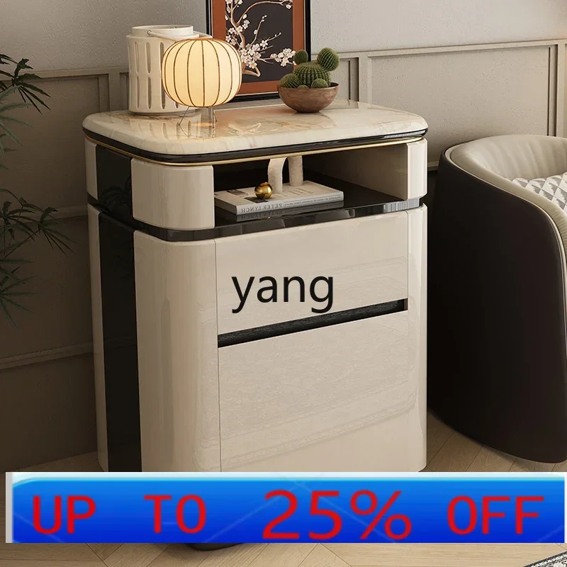 LHH living room kitchen light luxury wall storage side cabinet narrow bedroom four or five chest cabinet solid wood