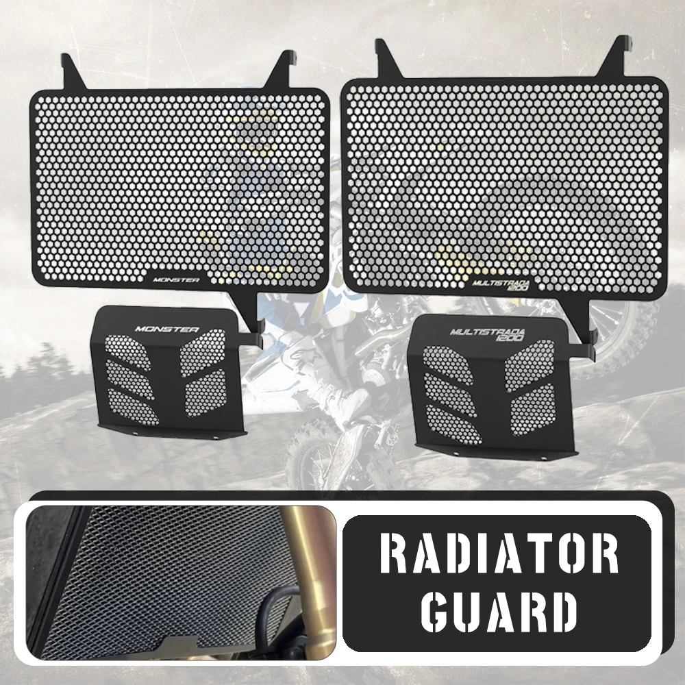 

Аксессуары для мотоциклов для Ducati Multistrada 1200 S 1200S 2010 2011 2012 2013 2014, защита радиатора и защита двигателя