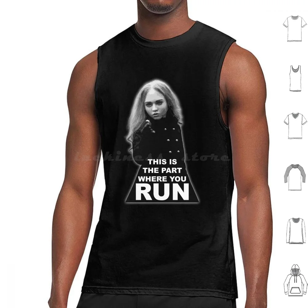 

Майки для бега с принтом из хлопка M3gan Megan Run Horror Doll Movie