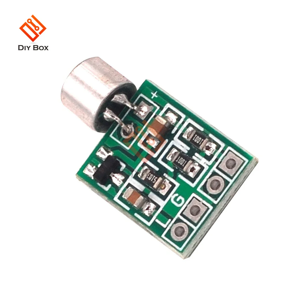 1/2/3/5pcs Mini Microphone Audio Amplifier Module Speaker Circuit Board DC 2.5-9V 14x12mm Mic Accessories