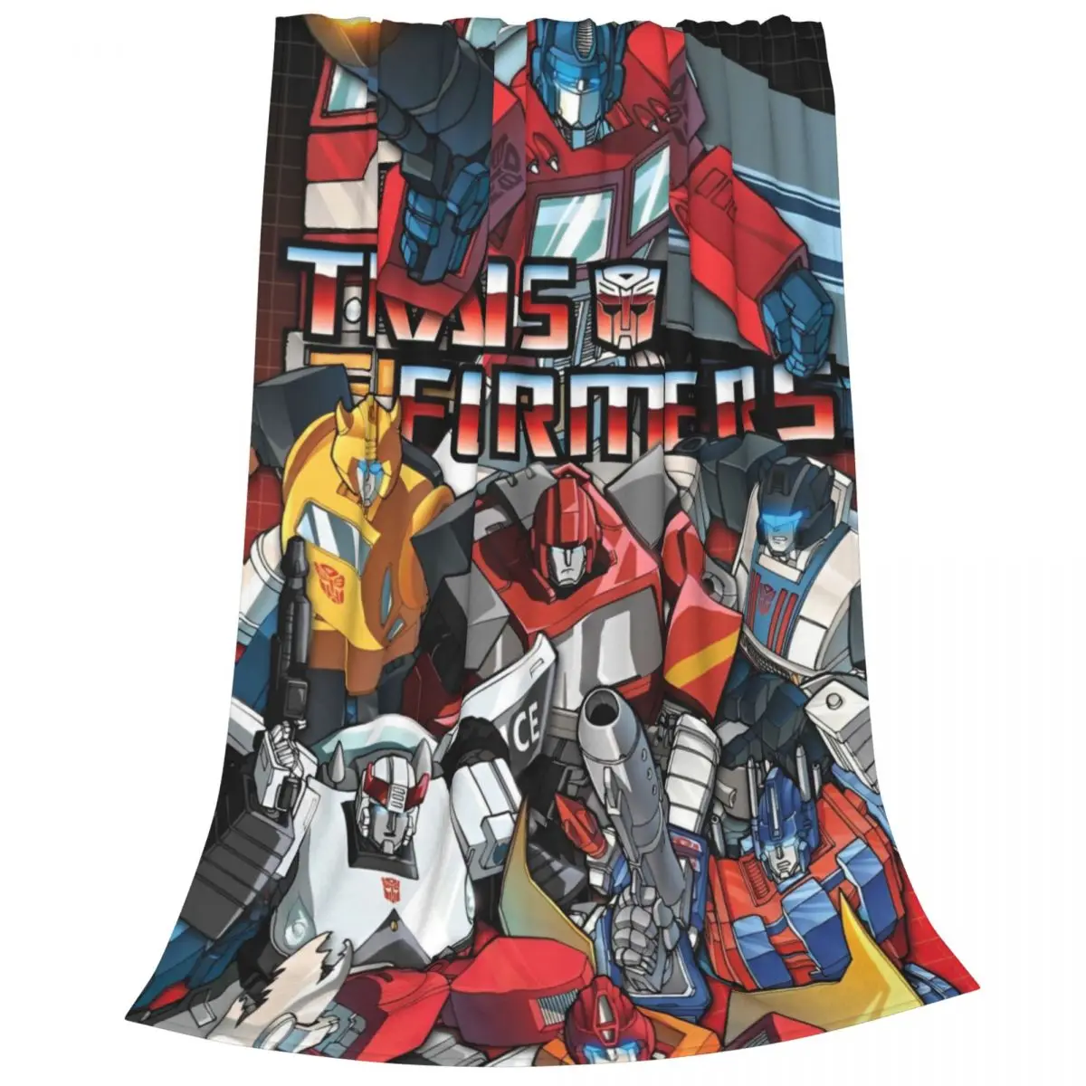 محولات الكرتون أوتوبوت بطانيات الفانيلا ، بطانيات رمي فيلم أنيمي ، لحاف رقيق قطيفة ، سيارة روبوت ، خفيفة الوزن ، المنزل ، 125x100cm