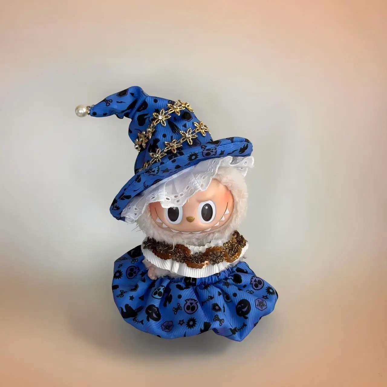 라부부 인형 옷 도매 할로윈 의상 12-17CM 적용 가능한 인형 옷 봉제 인형 및 라부부 옷