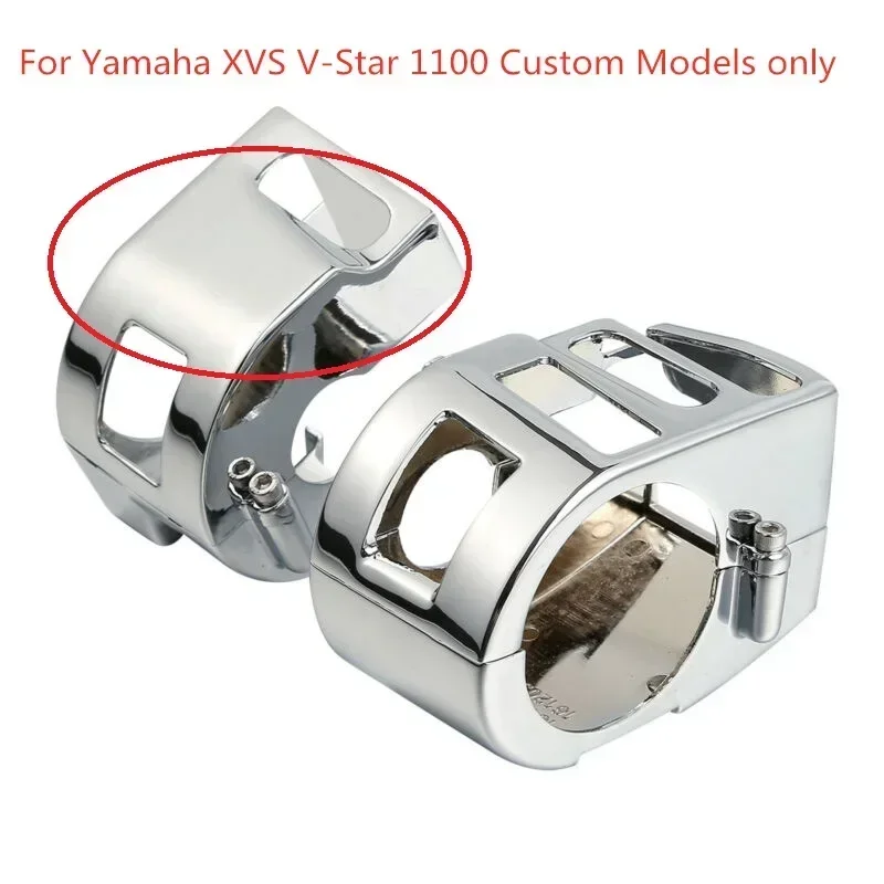 For Yamaha XVS V-Star 1100 Custom Model Only (No Headlight Button Model Only) Motocycle Acsessories Switch Housings Cover