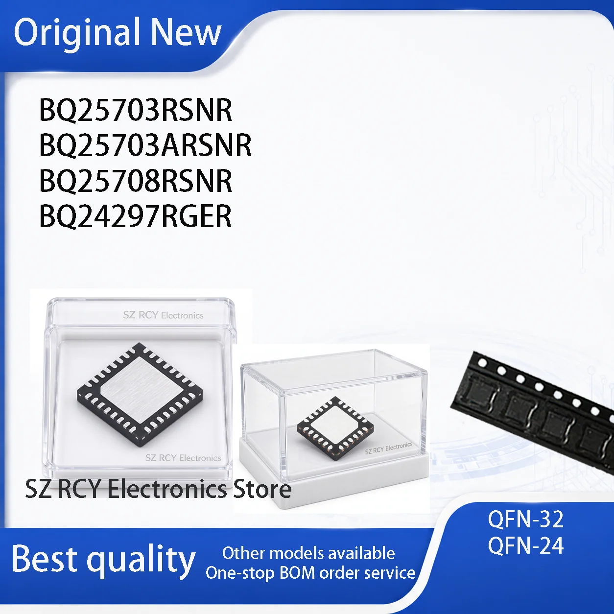 (5-30 PCS) BQ25703RSNR BQ25703ARSNR BQ25708RSNR BQ24297RGER BQ25703 BQ25703A BQ25708 BQ24297 QFN IC CHIP