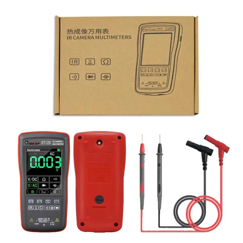 Et12s/et11s 2 in1 Wärme bild multimeter 2,8 Zoll Touchscreen Elektro kreis Automobil inspizieren ir Wärme bild kamera Multimeter