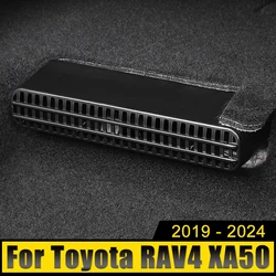 For Toyota RAV4 XA50 Hybrid 2019-2021 2022 2023 2024 Car Rear Seat Air Vent Anti-Blocking Dust Cover Net Car Air Outlet Case