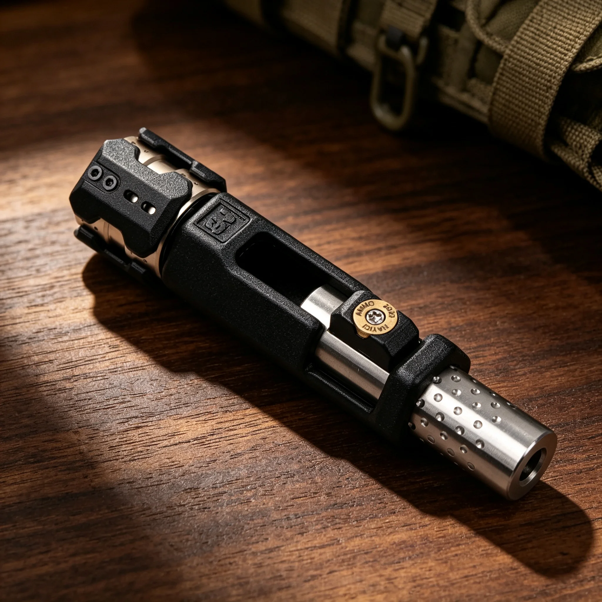 Torchbearer EDC Haptic Slider, Adult Metal Mechanical Fidget Slider, Portable Pocket Haptic Gadget, Stress Relief Desktop Carry