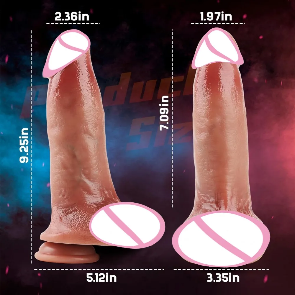 현실적인 딜도 거대한 가짜 거시기 큰 성기, 여성 G 스팟 질 자위기 섹스 토이, 여성 남성 항문 엉덩이 플러그, 성인 용품