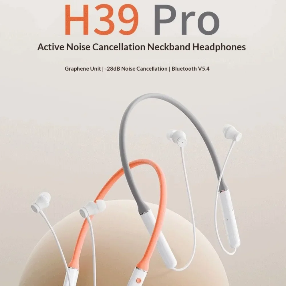 Fashionable High Appearance Value Neck-hung Wireless Earphones 2025 New Model Noise Cancellation Ultra-Long Battery Life Sleep S