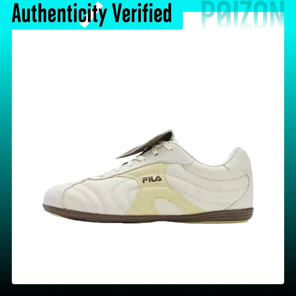 FILA LIPPER Water Dance Shoes Abrasion Resistant Rebound Breathable Low top Casual Shoes Women's Beige Yellow F12W511122FPR