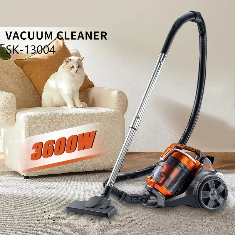 3600W 15000PA Vacuum Cleaner Cylinders Vacuum Multi-Cyclonic Filtration Corded Vacuum Hard Floors Carpets Pet Hair