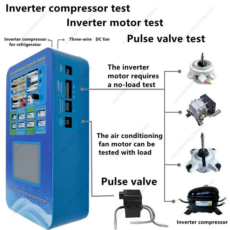 Refrigeration System Tester For Air Conditioner Fan Inverter Compressor Expansion Valve Inspection