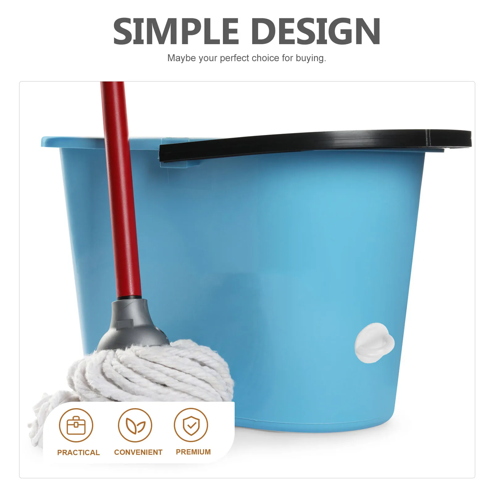 

3Pcs Mop Bucket Drain Outlet Stopper Rubber Sealing Plug Leakproof Small Replacement Plug Home Use Rubber Stopper