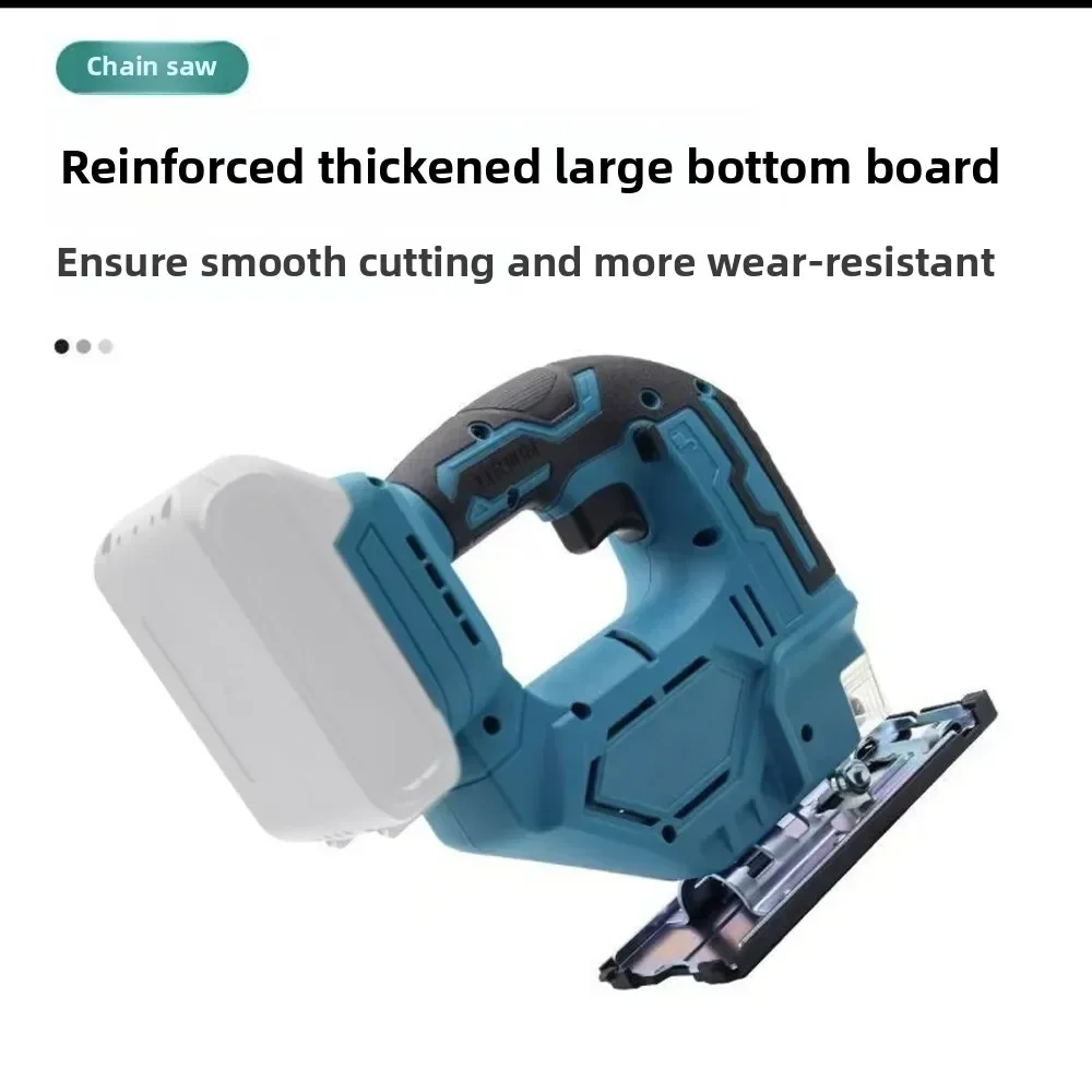 Electric Jig Saw Portable Multifunction Carpenter PowerTool Variable Speed Curved Saw Fit Makita/Dewalt/Milwaukee 18V No Battery view 5