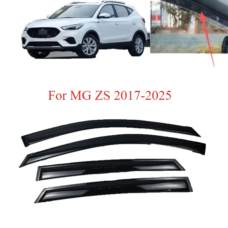 For MG ZS 2017-2025 Window Visor Wind Sun Rain Guard Deflector Shade Shelter