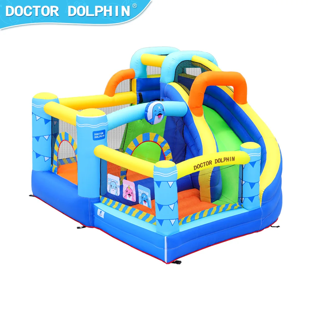 Outdoor Water Slide Jumper Inflatable Bouncer house Bouncy Bouncing Jumping Castle Water Slide With Blower For Kids