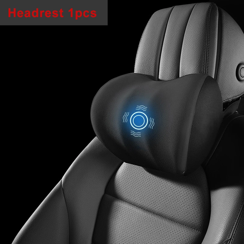 Pu Lederen Auto Lumbale Ondersteuning Pad Traagschuim Auto Nek Kussen Hoofd Taille Rug Ondersteuning Auto Hoofdsteun Rugkussen Autostoel Kussen