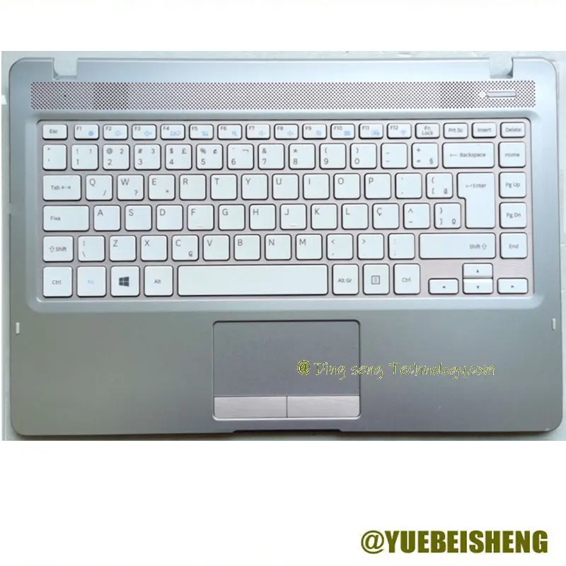 

New/Org For SAMSUNG NP500R4K NP500R4L 500R4K 500R4L 500R4H NP500R4 palmest BR Brazil keyboard upper cover Touchpad,Silver