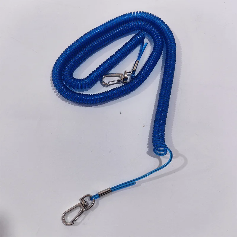 Fishing Rope Steel Wire Missed Strong Tensile Force Automatic Shrinkage Anti-loss Anti-drop 5m10m Unloaded Wire Rope