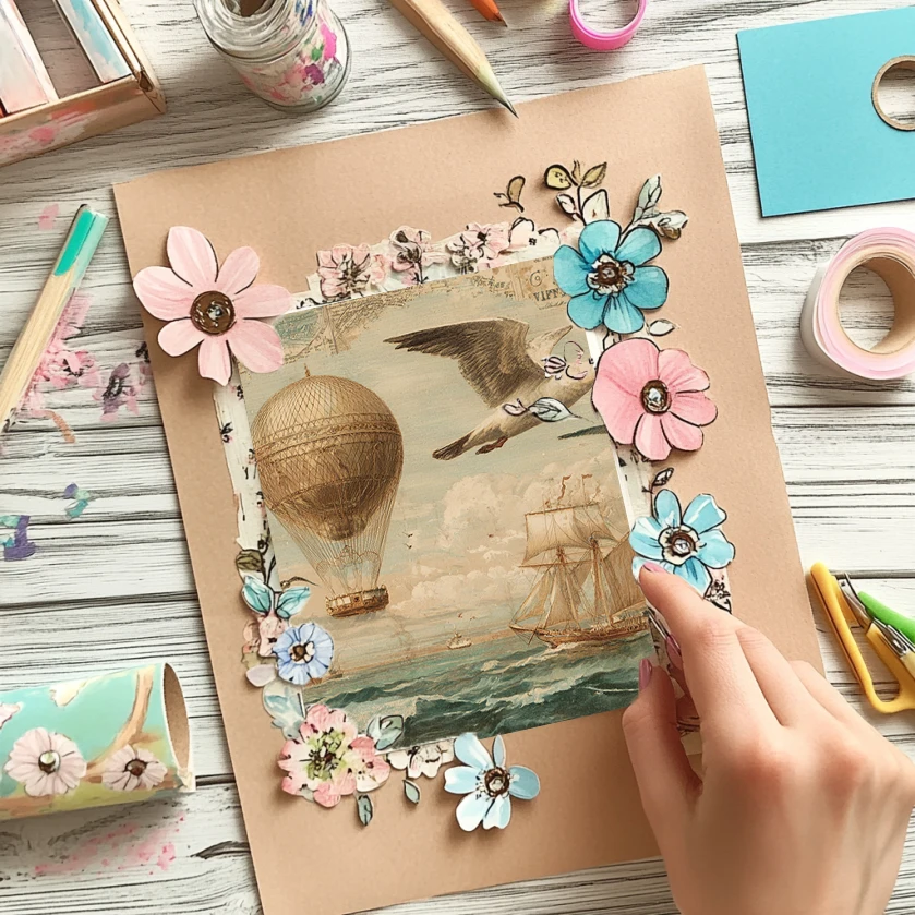 Pacote de papel Origami e Scrapbooking de 6 "x 6" (36 folhas): impressões de viagem inspiradas em vintage para scrapbooking, cartões DIY e decoração de diário