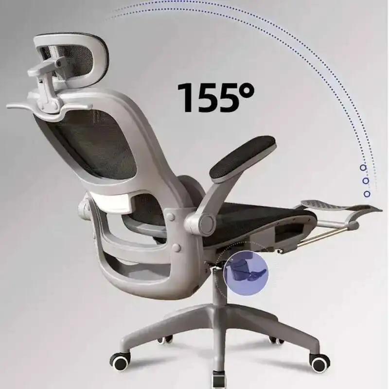 كراسي ألعاب مكتبية، كرسي كمبيوتر للعمل، أثاث فاخر للكتابة، دوار Silla Oficina، ارتفاع قابل للتعديل للاسترخاء #5