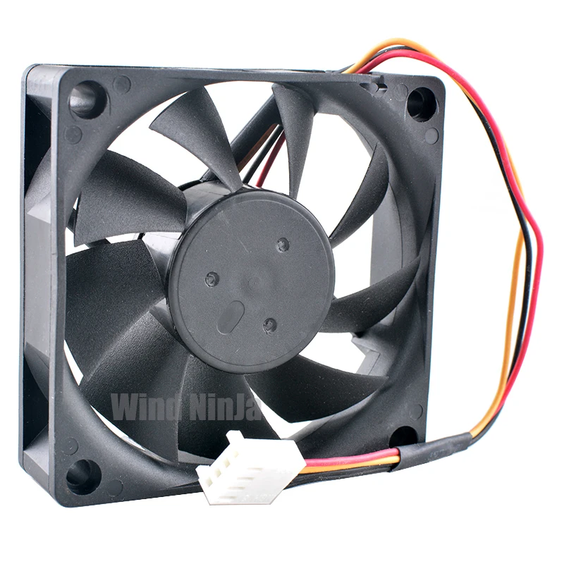 DA07020B12U 7cm 70mm fan 70x70x20mm DC12V 0.70A Dual ball bearing high-speed cooling fan for chassis CPU