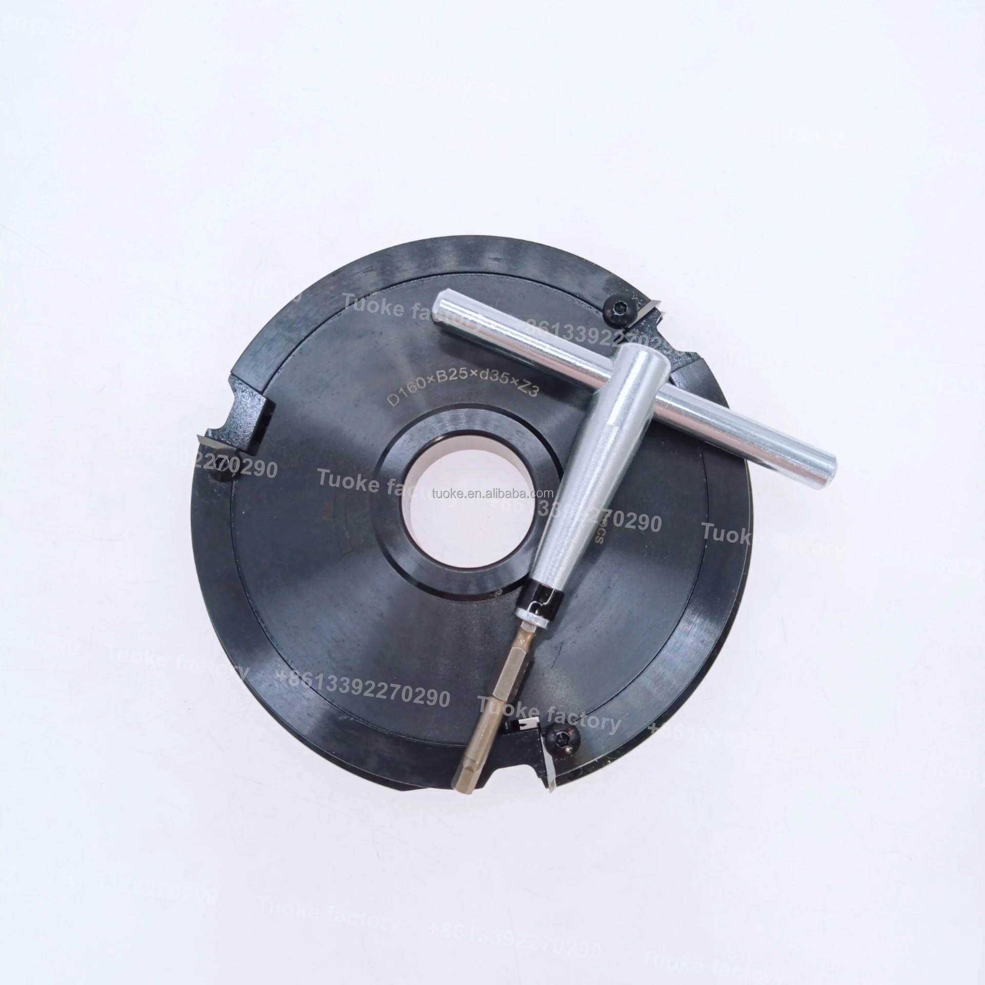 TUOKE TK656 D160xB25xd35xZ3 Cutter with Knives Custom ODM/OEM Support for Woodworking Tool