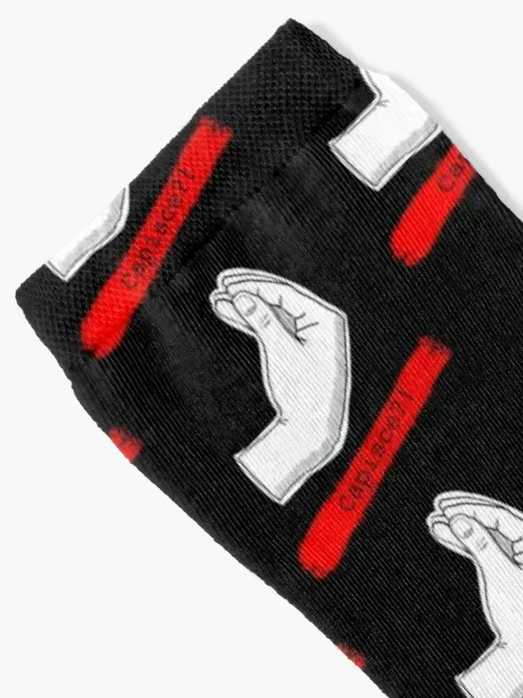 Capisce italian hand meme Socks Sports Men's sports stockings moving stockings Men Socks Women's