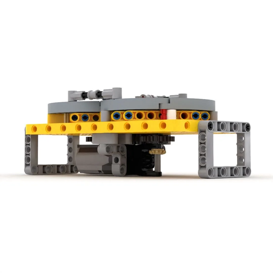 4295 Little Engineer Domestic Building Block Robot Mechanical Group Technology Assembly 8-shaped Gear Rolling Track Electric Set