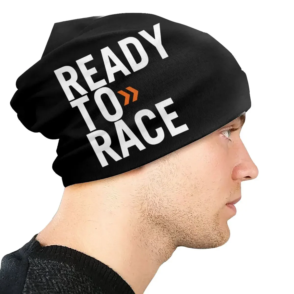 Klaar om te racen Enduro Cross Bonnet Hoeden Gebreide muts Goth Ski Skullies Mutsen Hoeden Modieuze warme casual pullover hoed