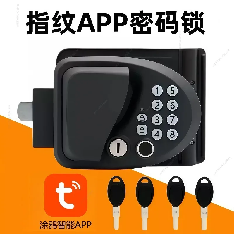 Smart Fingerprint Password Door Lock Remote Control for RV Trailer Camper Van Ford Transit Maxus Iveco Conversion