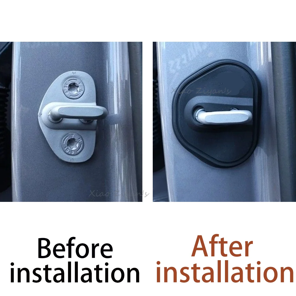 Door Lock Cover For Nio Firefly EV 2025~2027 2026 Car Door Silicone Lock Protect Case Rustproof Buffer Shock Absorpt Accessories