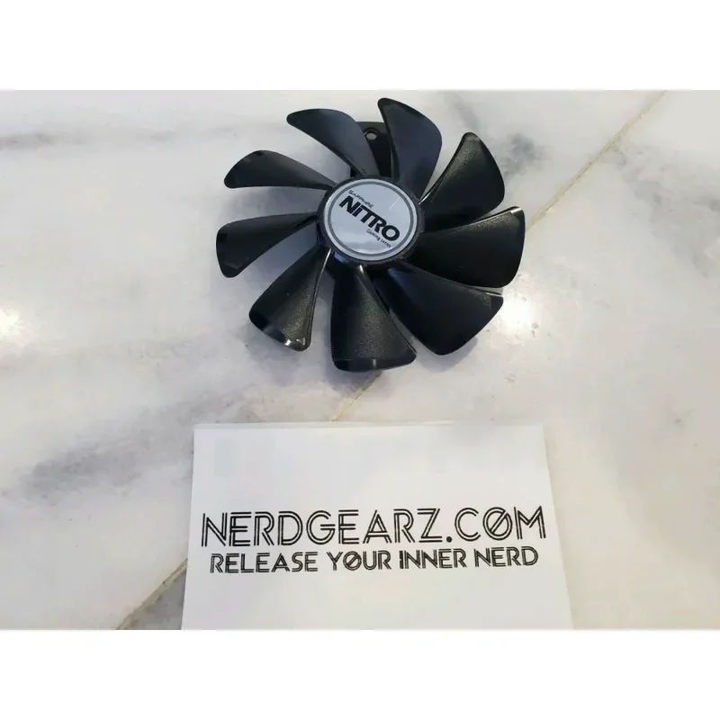 for Sapphire RX 580 570 480 470 White Gold Super White Gold Overseas Edition CF1015H12D Cooling Fan