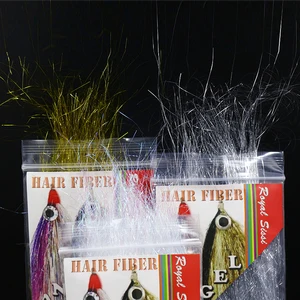 الحزمة 1 لؤلؤي / ذهبي / فضي لون الملاك الشعر المفروم رقيقة مايلر بهرج مواد الشعر الاصطناعية يطير ربط لغاسل يطير يطير أفضل 10 ملاك ذهبي فاخر مبيعا - رقم 2