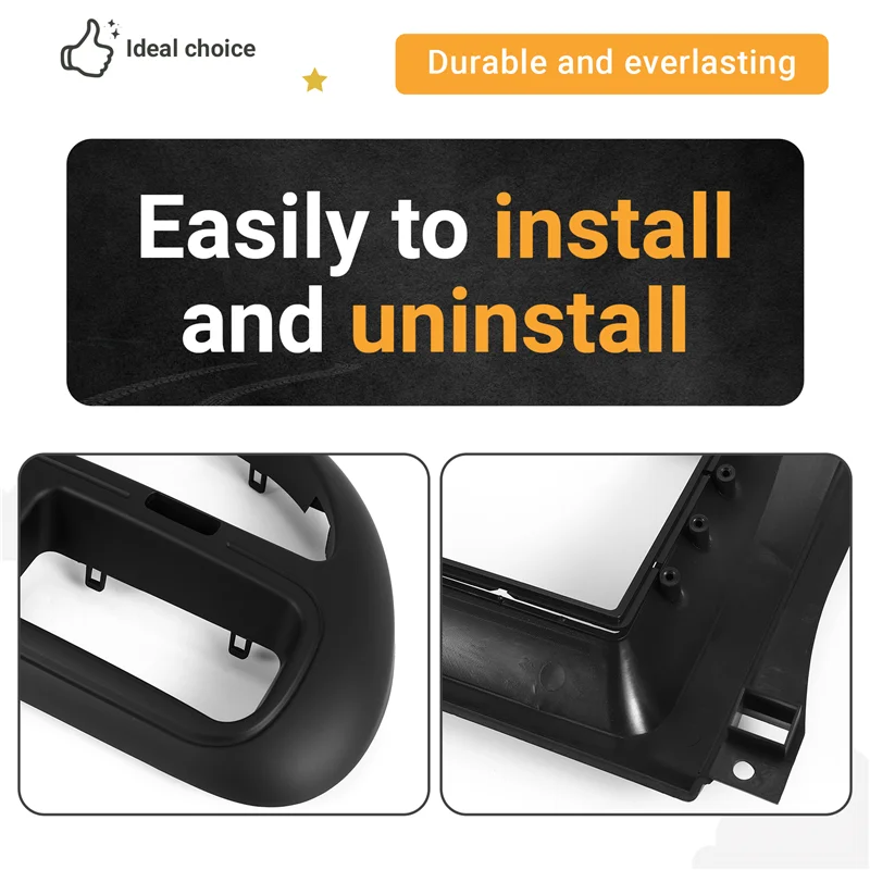 

2Din Car CD Radio Stereo Fascia Panel Frame DVD Frame Panel Adaptor Fitting Kit For Ford Transit 2006-2013-AS55