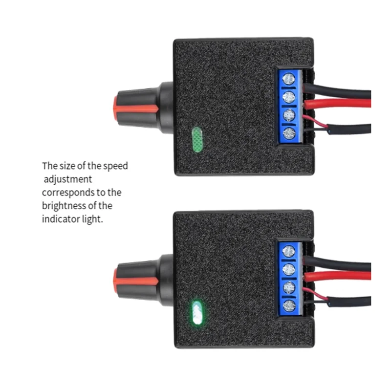 ABZW DC5-12V 2A PWM Dc Motor Speed Controller 1 To 100% Regulation Suitable For Fan/Water Pump/Led Light Strip