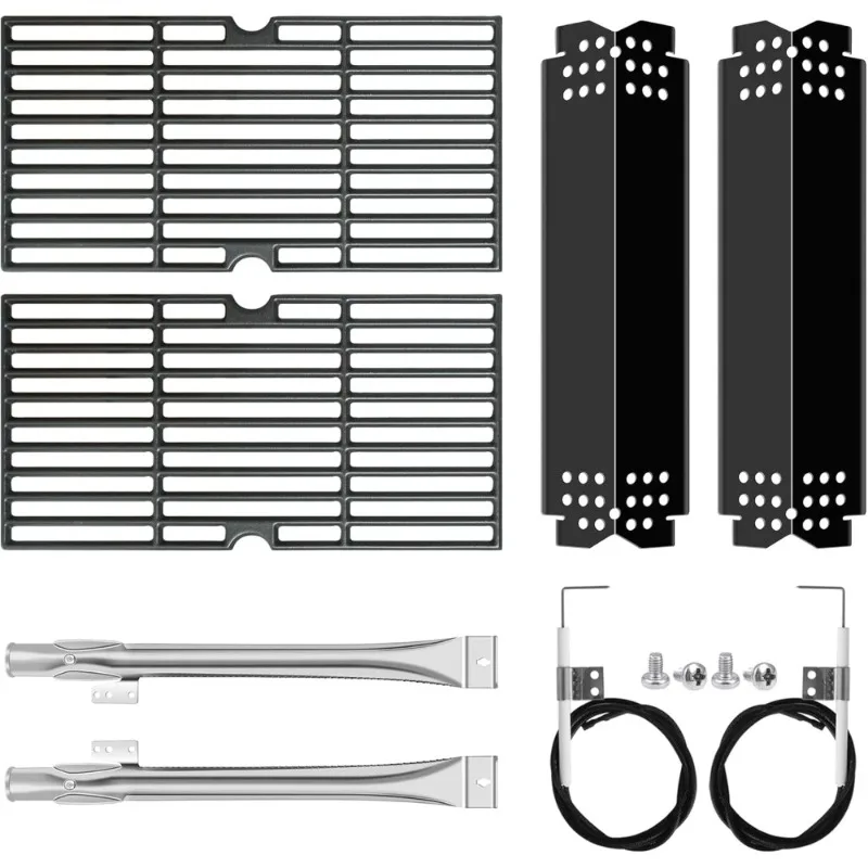 استبدال أنبوب الموقد الحراري لشبكة الطبخ من الحديد الزهر لأجزاء شواية الغاز ذات الموقدين #1