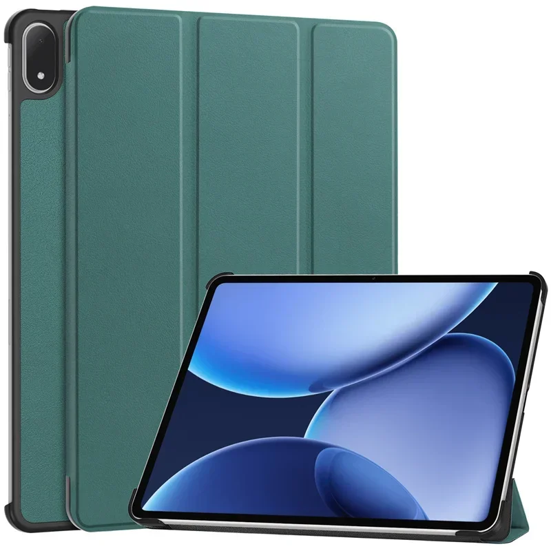For OnePlus Pad 3 Pad3 Case Smart Tablet Cover Tri-Folding Flip