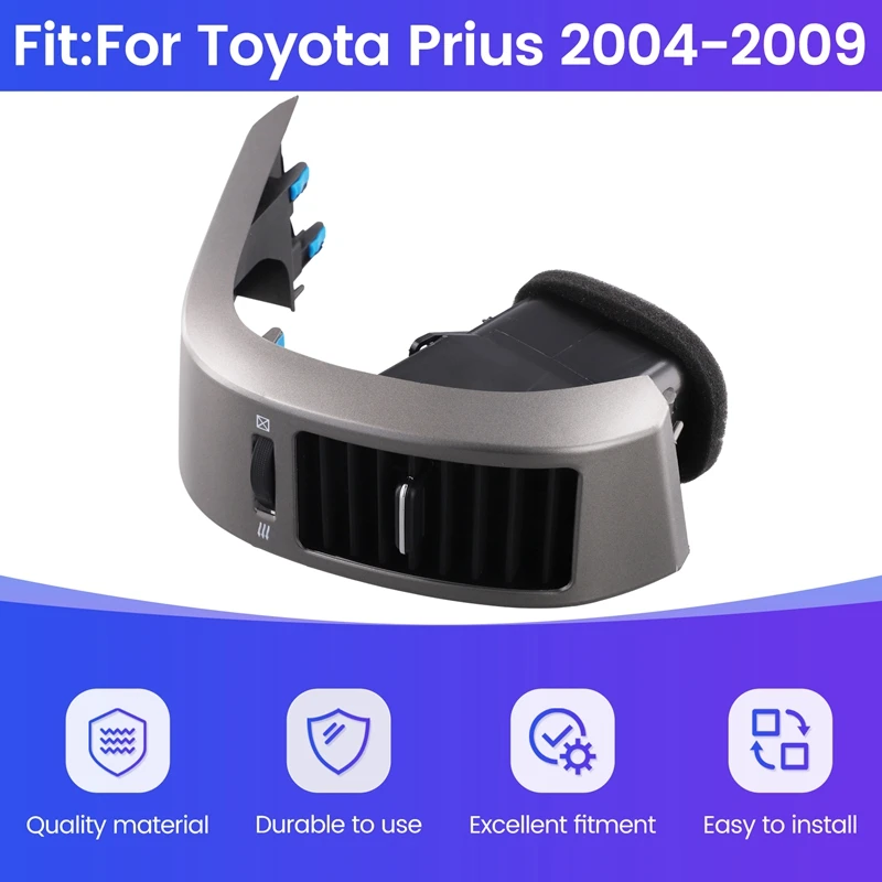 جديد سيارة الجبهة لوحة تنفيس لوحة مكيف الهواء منفذ مصبغة لتويوتا بريوس 2004-2009