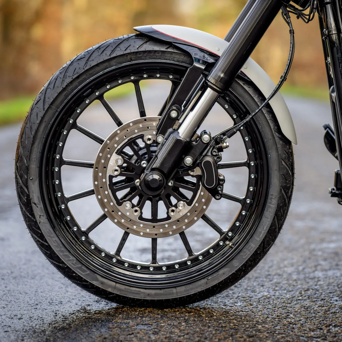 For Harley 09-later Road-King Road Glide Street Glide Motorcycle Aluminum Alloy Wheel Rim Accessories for Front & Rear