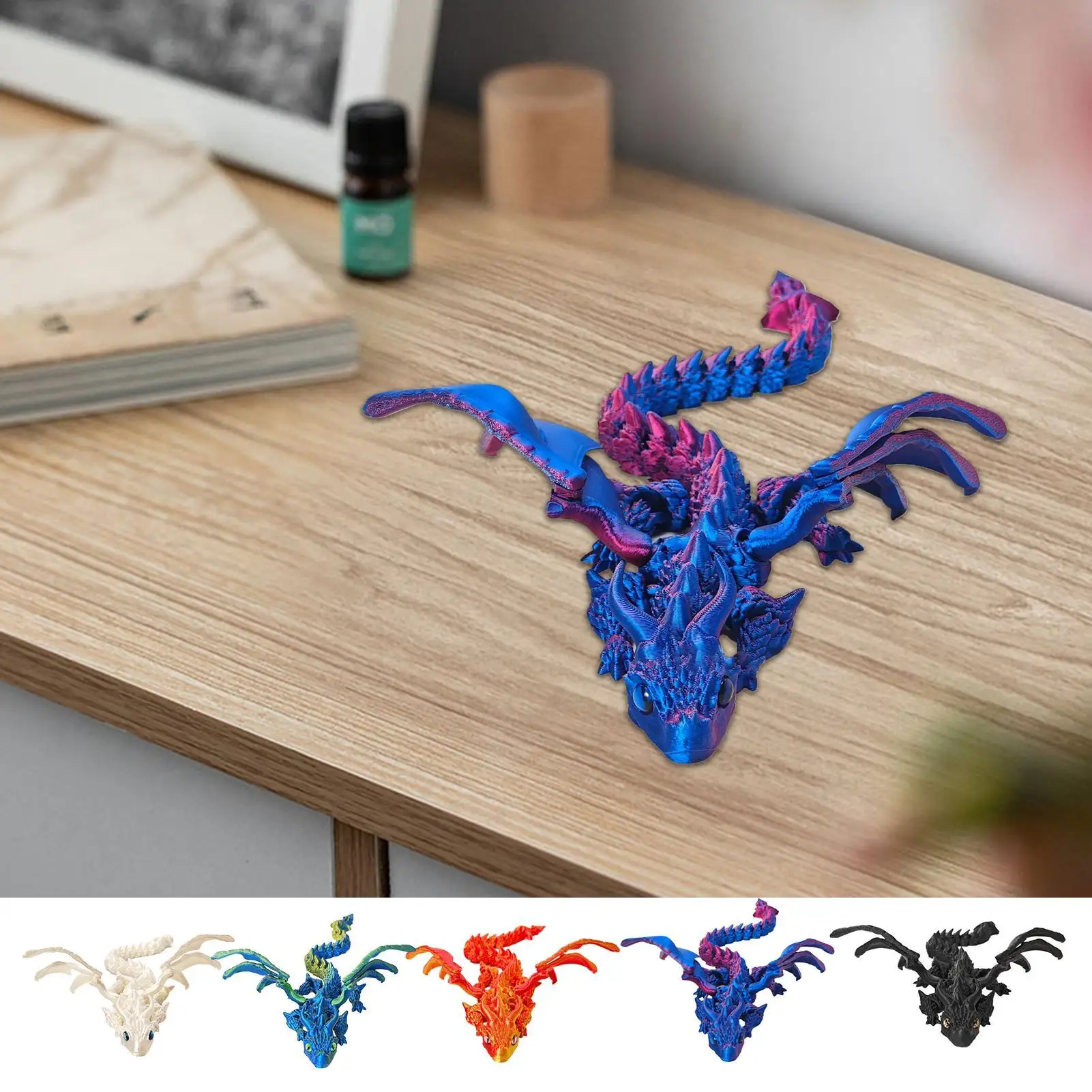 Articulated Dragon Dragon Figurine Executive Desk Toys Kids Adults 13 Inch For Executive Desk Toys Easter Basket Stuffers