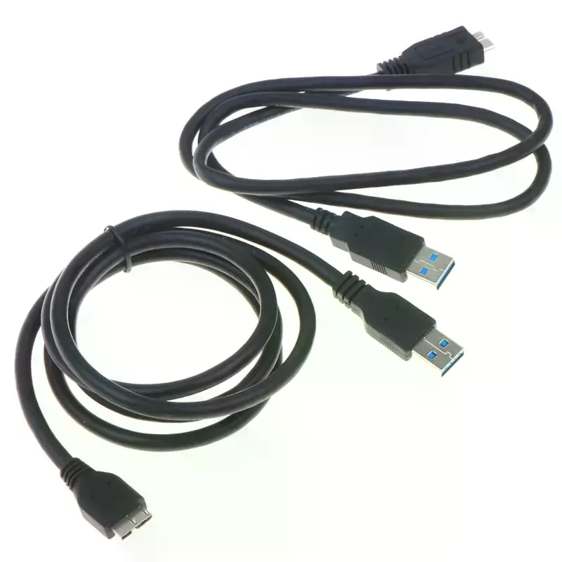 USB3.0 Type A To Micro B External Hard Drive Disk Cable 5Gbps High Speed Transfer For External Hard Drives Cameras Phones