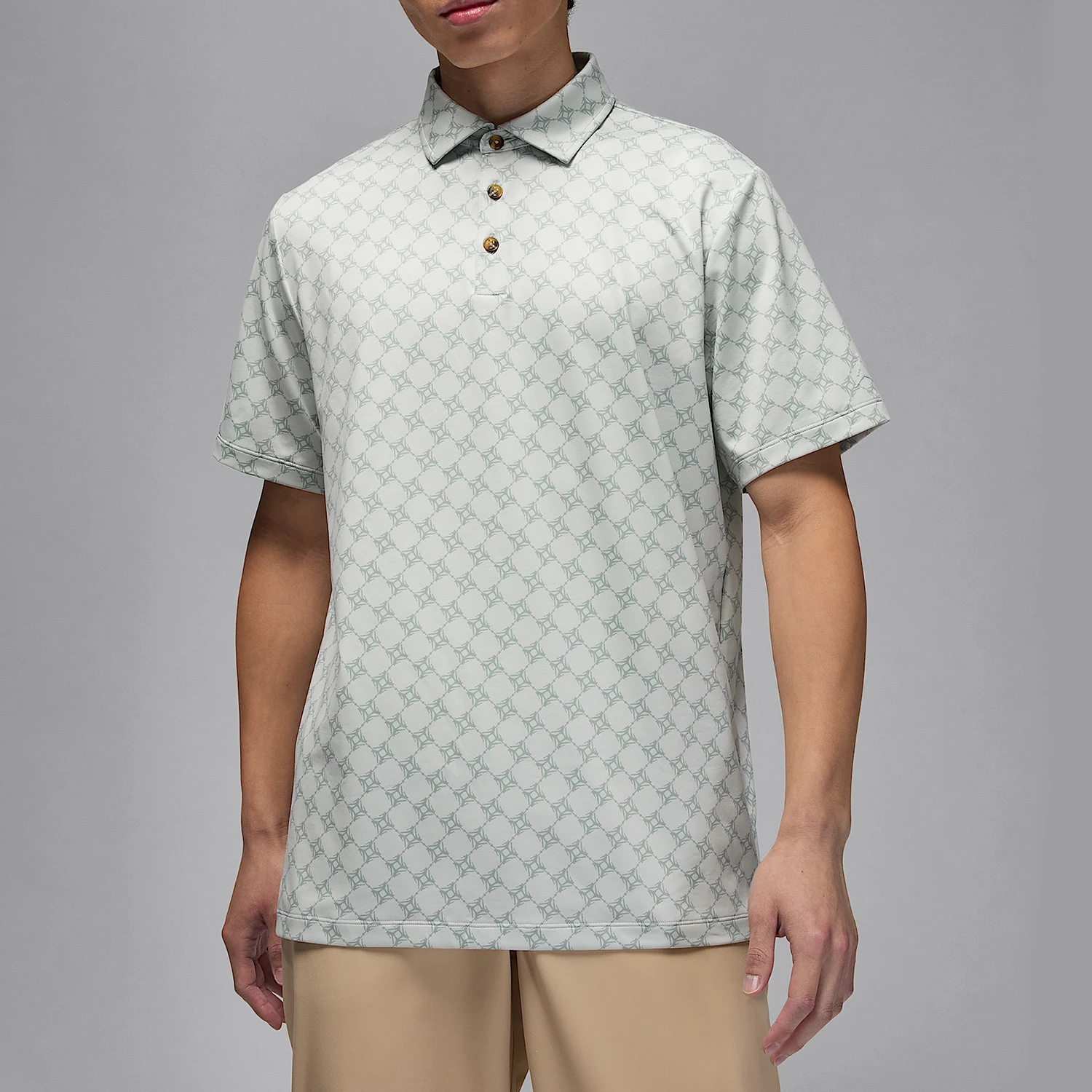 

Мужская рубашка-поло для гольфа Nike Authentic JORDAN с принтом на воротнике HV1155-034