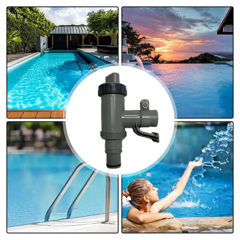 Pool Valves Ground Pool Fittings Heavy-Duty Adapter Replacement For Waterflow Control Installation Home Swimming Equipment