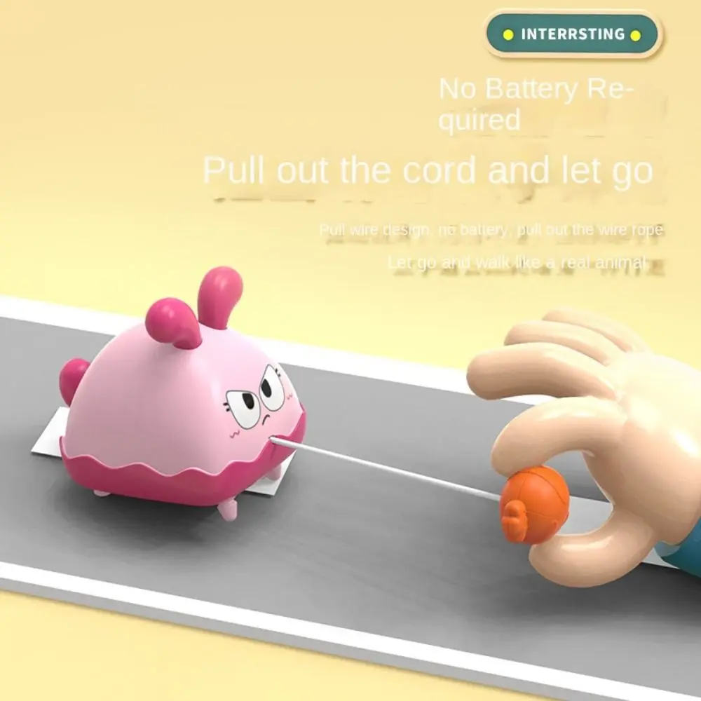 Twist Walking Tirando la corda Giocattoli a orologeria Animale Giocattolo interattivo a carica Cartoon Arrampicata Modello a orologeria Bambino