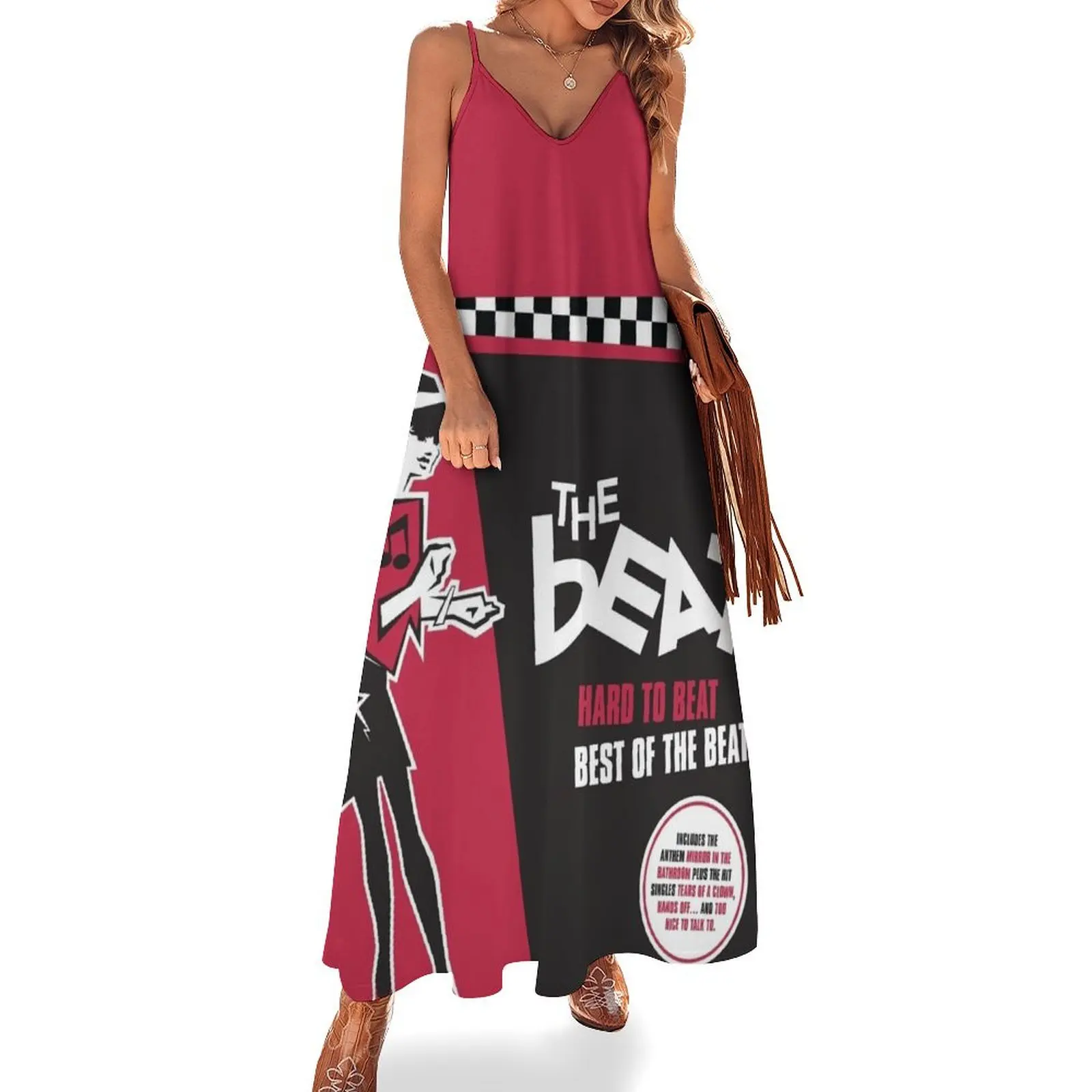 

The English Beat - Hard to beat (British 2-Tone Ska) Sleeveless Long Dress dresses for women beach outfits for women Dress